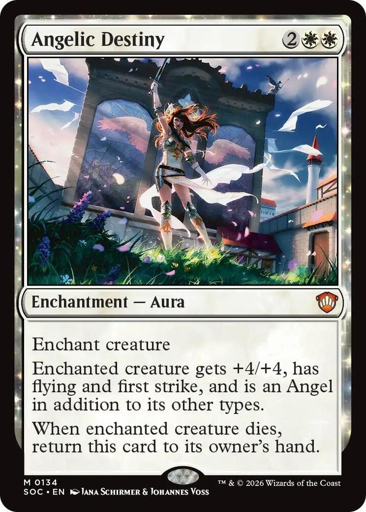 Angelic Destiny [Commander: Secrets of Strixhaven] 134