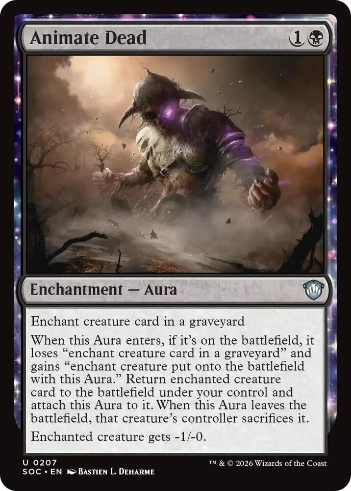 Animate Dead [Commander: Secrets of Strixhaven] 207