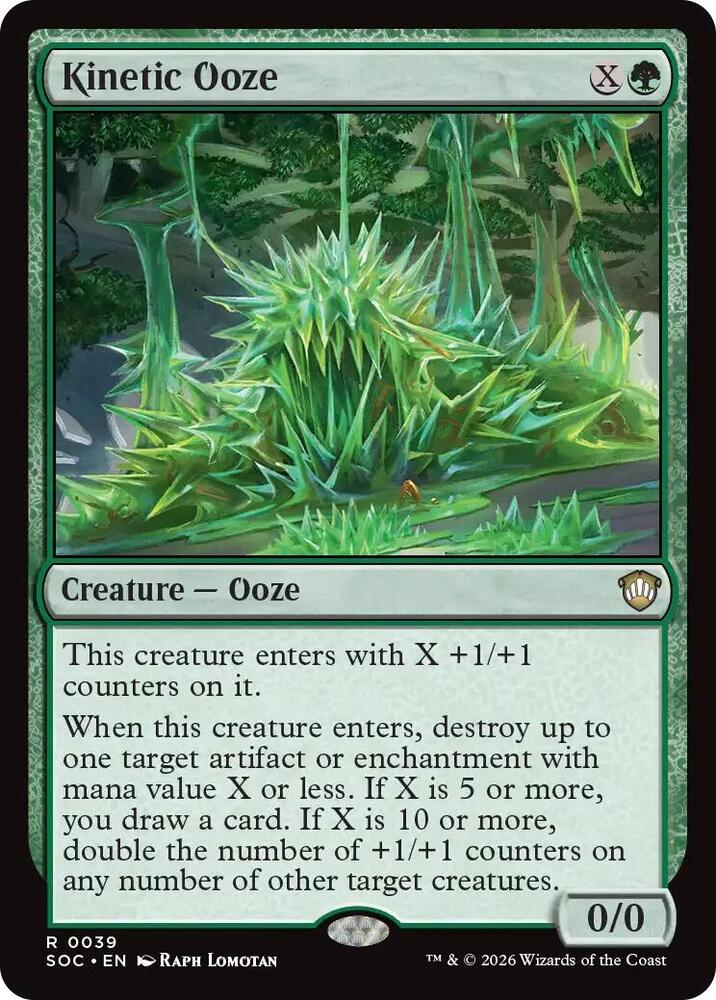 Kinetic Ooze [Commander: Secrets of Strixhaven] 39