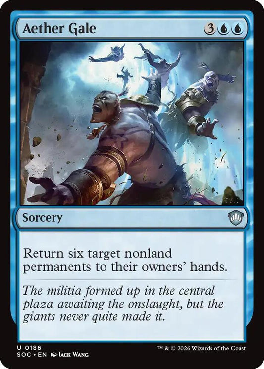 Aether Gale [Commander: Secrets of Strixhaven] 186
