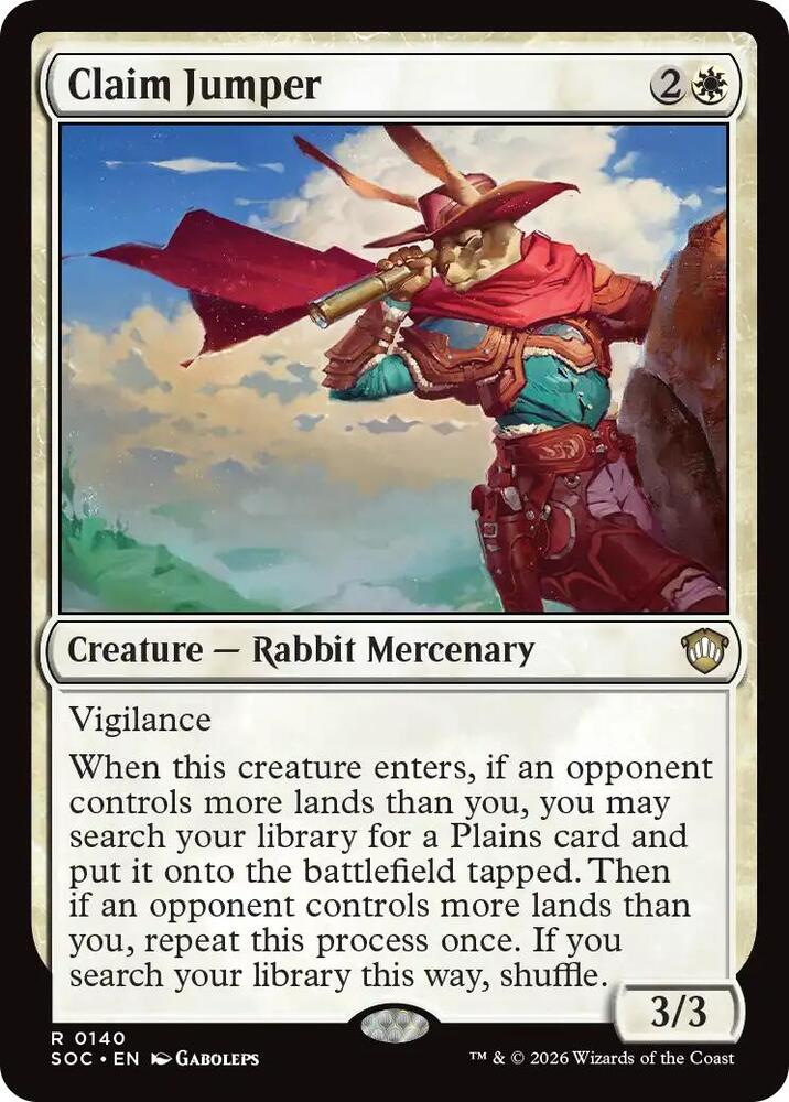 Claim Jumper [Commander: Secrets of Strixhaven] 140