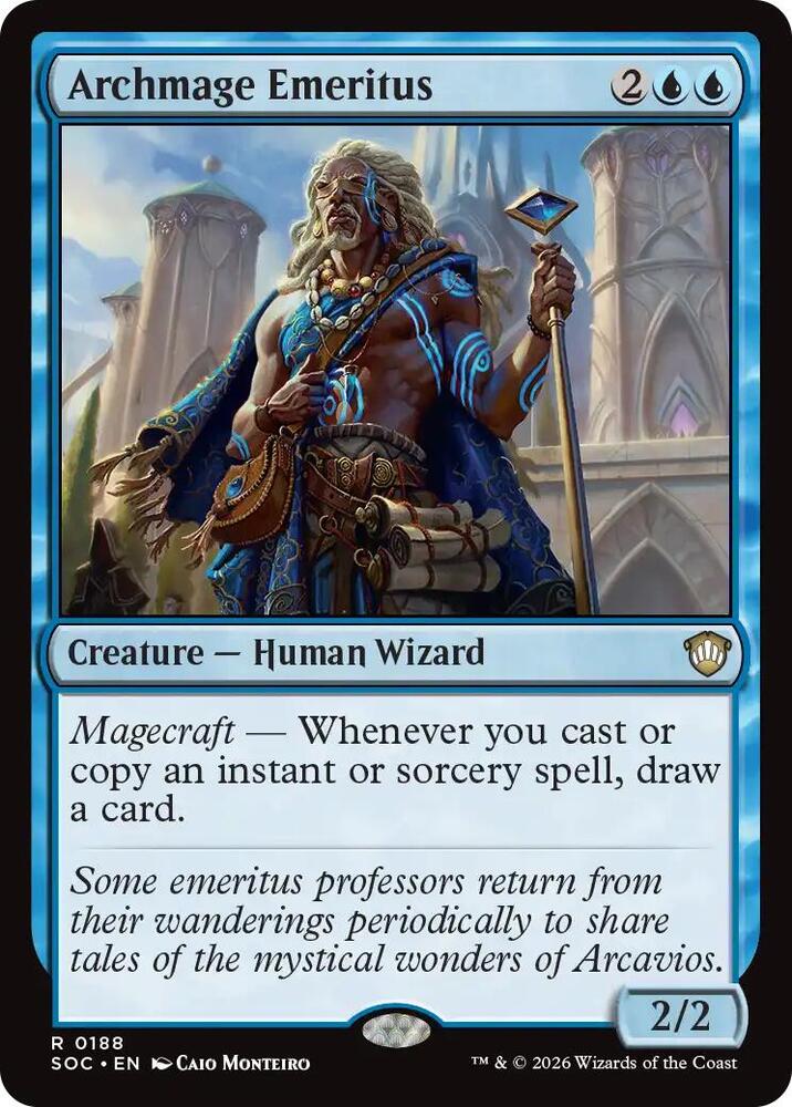 Archmage Emeritus [Commander: Secrets of Strixhaven] 188