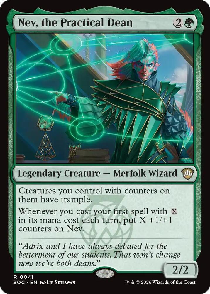 Nev, the Practical Dean [Commander: Secrets of Strixhaven] 41