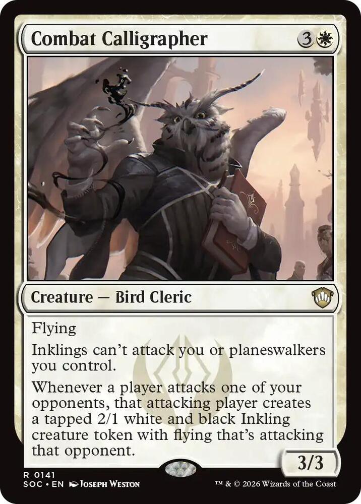 Combat Calligrapher [Commander: Secrets of Strixhaven] 141
