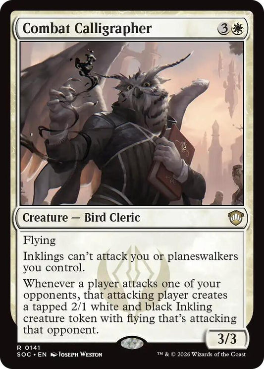 Combat Calligrapher [Commander: Secrets of Strixhaven] 141