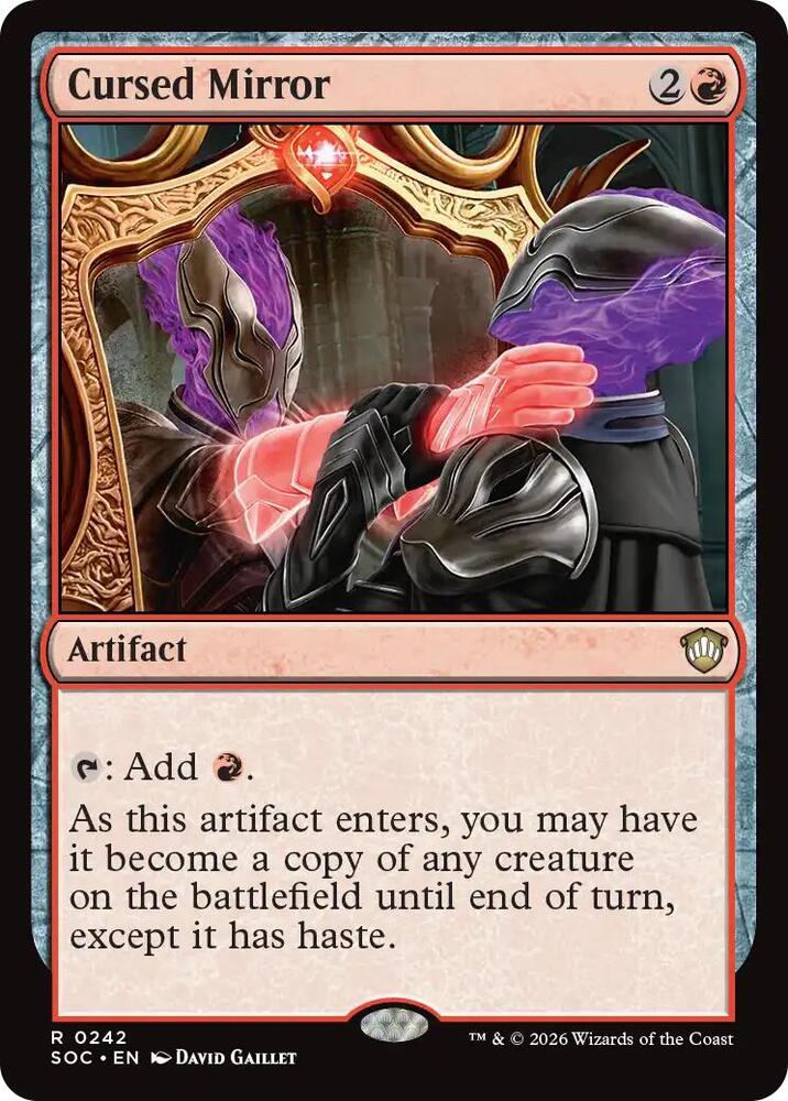 Cursed Mirror [Commander: Secrets of Strixhaven] 242