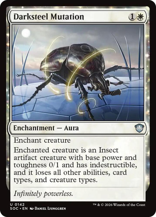 Darksteel Mutation [Commander: Secrets of Strixhaven] 142