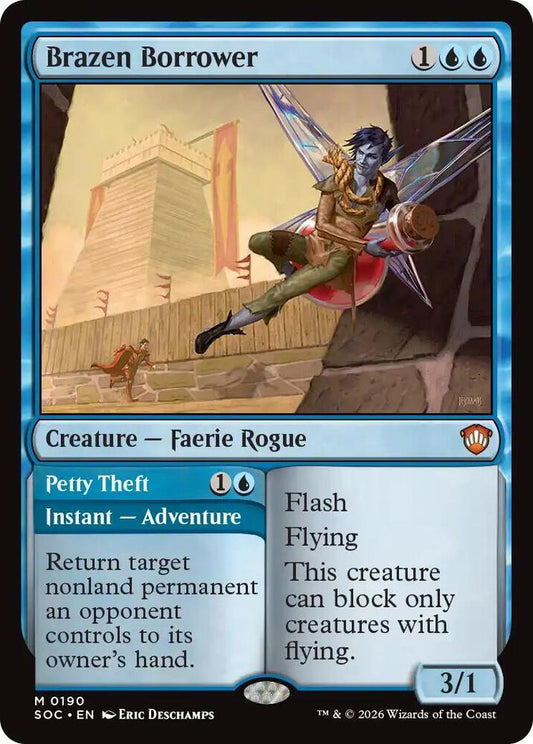 Brazen Borrower [Commander: Secrets of Strixhaven] 190