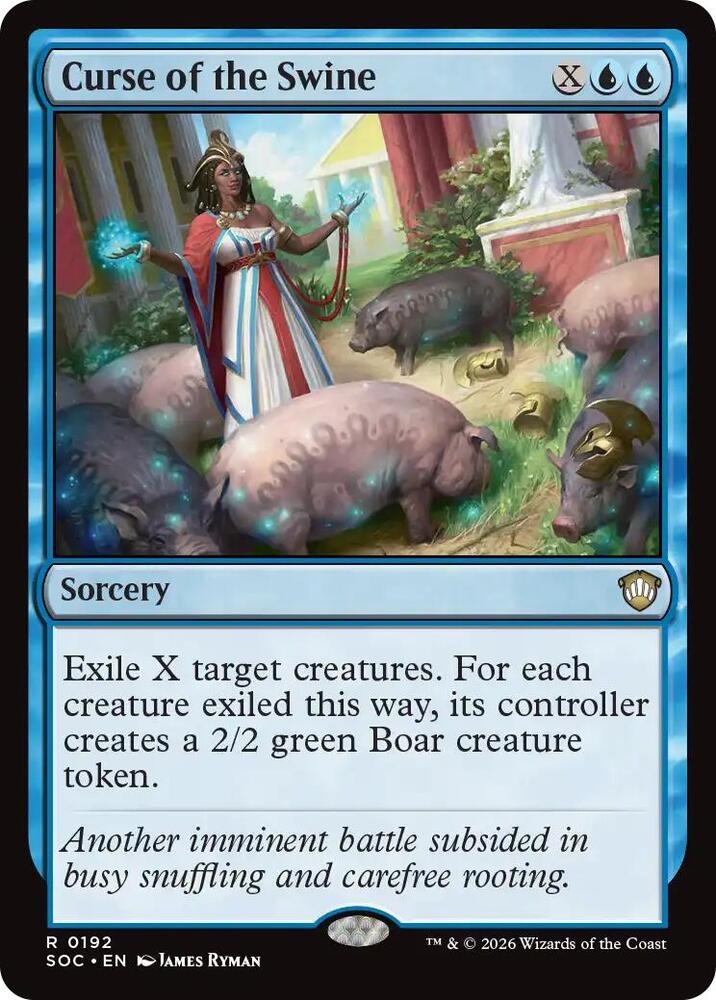 Curse of the Swine [Commander: Secrets of Strixhaven] 192