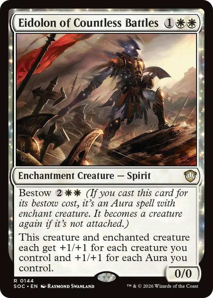 Eidolon of Countless Battles [Commander: Secrets of Strixhaven] 144