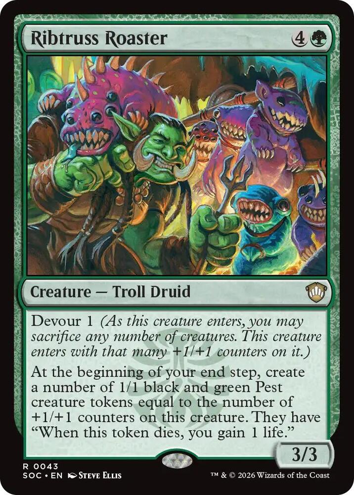Ribtruss Roaster [Commander: Secrets of Strixhaven] 43