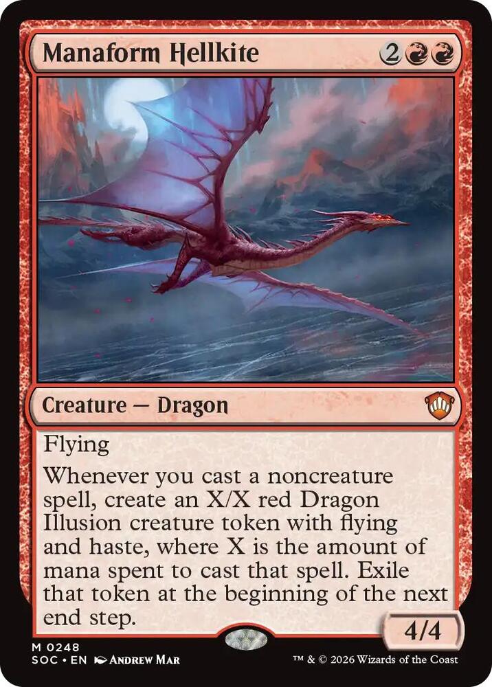 Manaform Hellkite [Commander: Secrets of Strixhaven] 248