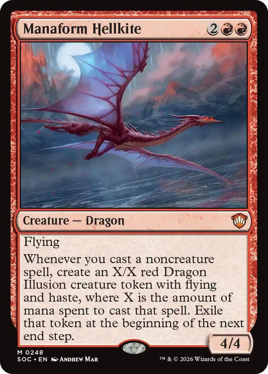 Manaform Hellkite [Commander: Secrets of Strixhaven] 248
