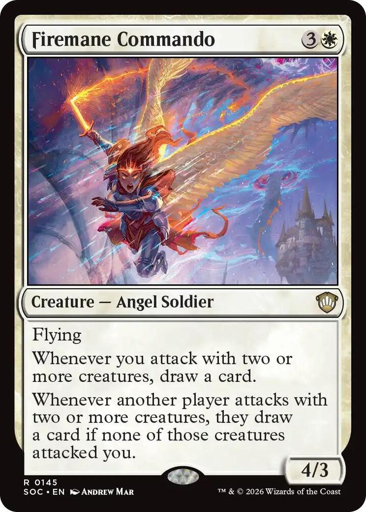 Firemane Commando [Commander: Secrets of Strixhaven] 145