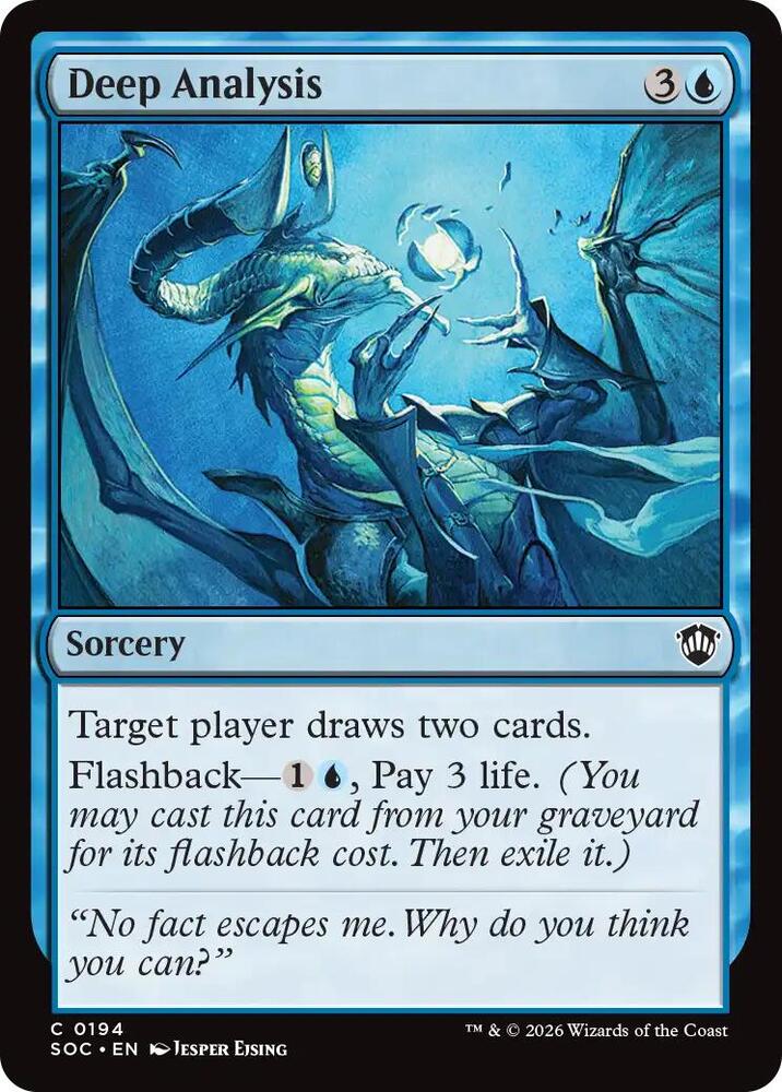 Deep Analysis [Commander: Secrets of Strixhaven] 194
