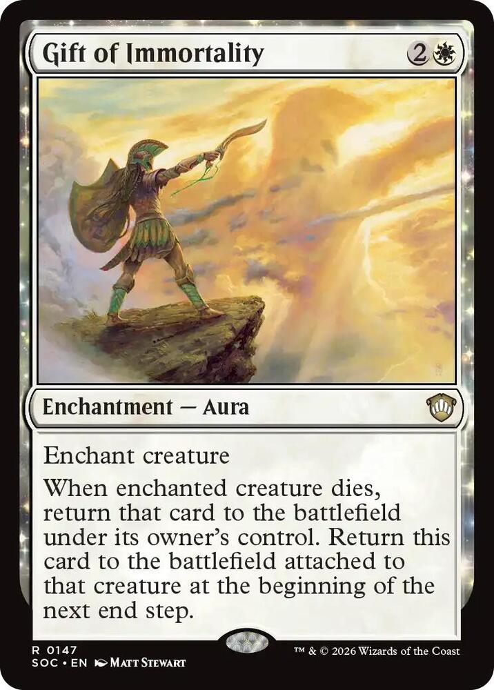 Gift of Immortality [Commander: Secrets of Strixhaven] 147
