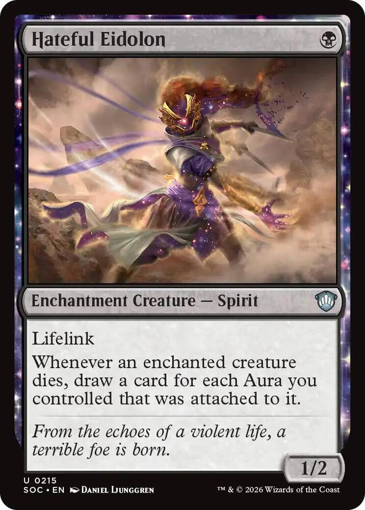 Hateful Eidolon [Commander: Secrets of Strixhaven] 215