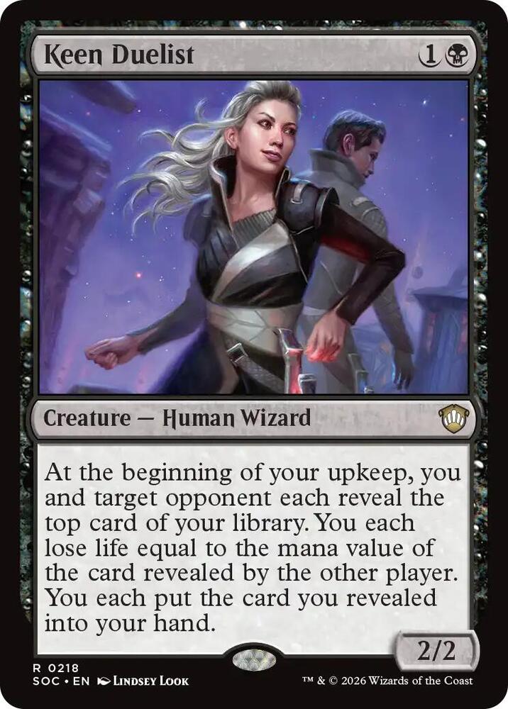 Keen Duelist [Commander: Secrets of Strixhaven] 218