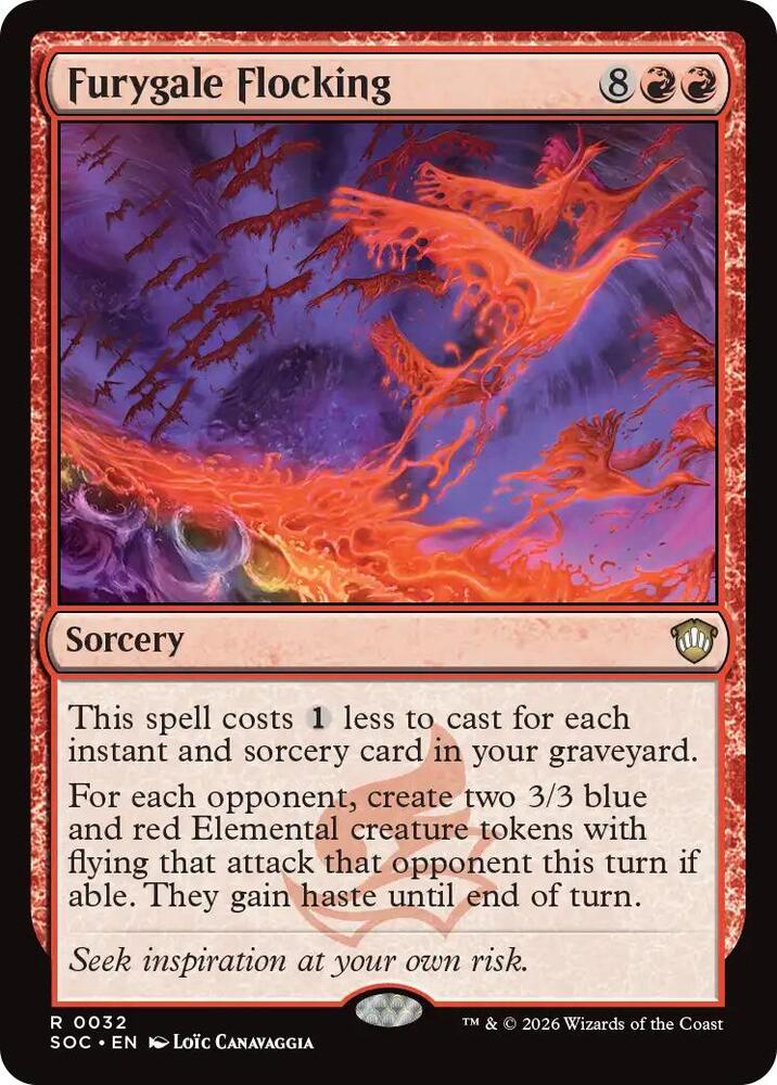 Furygale Flocking [Commander: Secrets of Strixhaven] 32