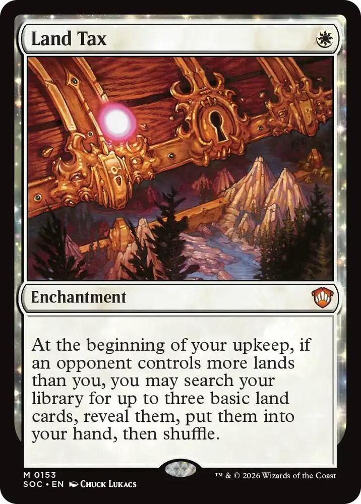 Land Tax [Commander: Secrets of Strixhaven] 153