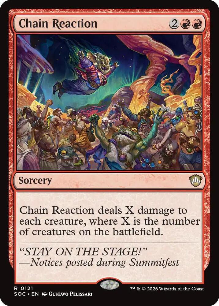 Chain Reaction [Commander: Secrets of Strixhaven] 121