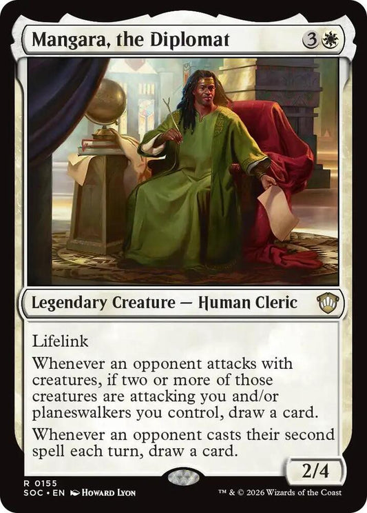 Mangara, the Diplomat [Commander: Secrets of Strixhaven] 155