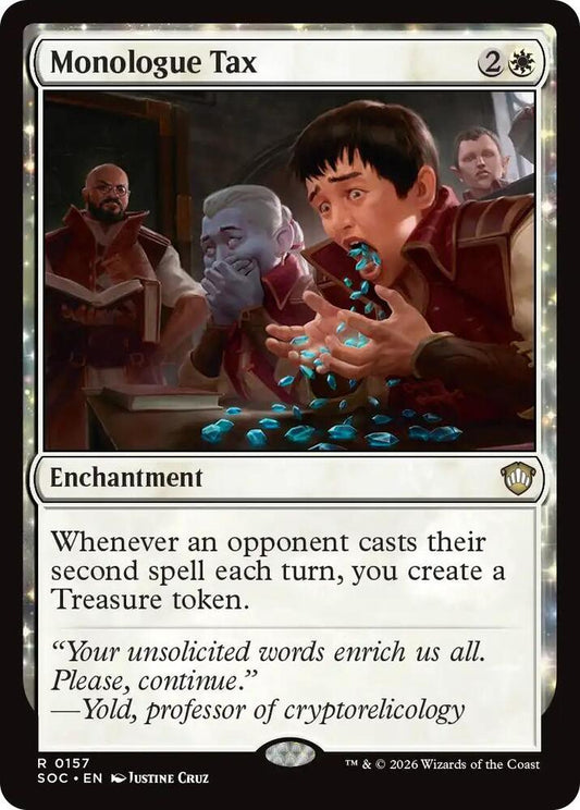 Monologue Tax [Commander: Secrets of Strixhaven] 157