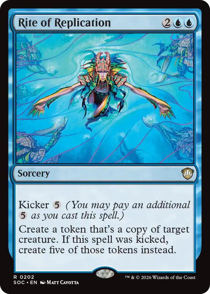 Rite of Replication [Commander: Secrets of Strixhaven] 202
