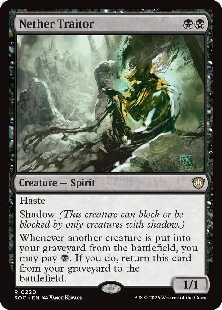 Nether Traitor [Commander: Secrets of Strixhaven] 220