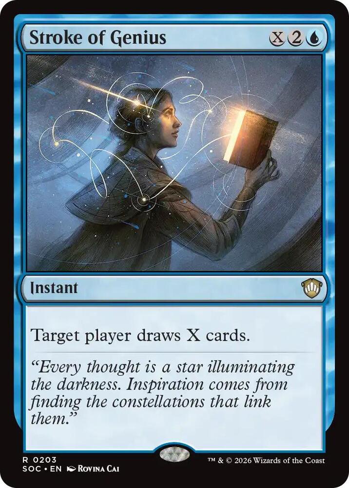 Stroke of Genius [Commander: Secrets of Strixhaven] 203