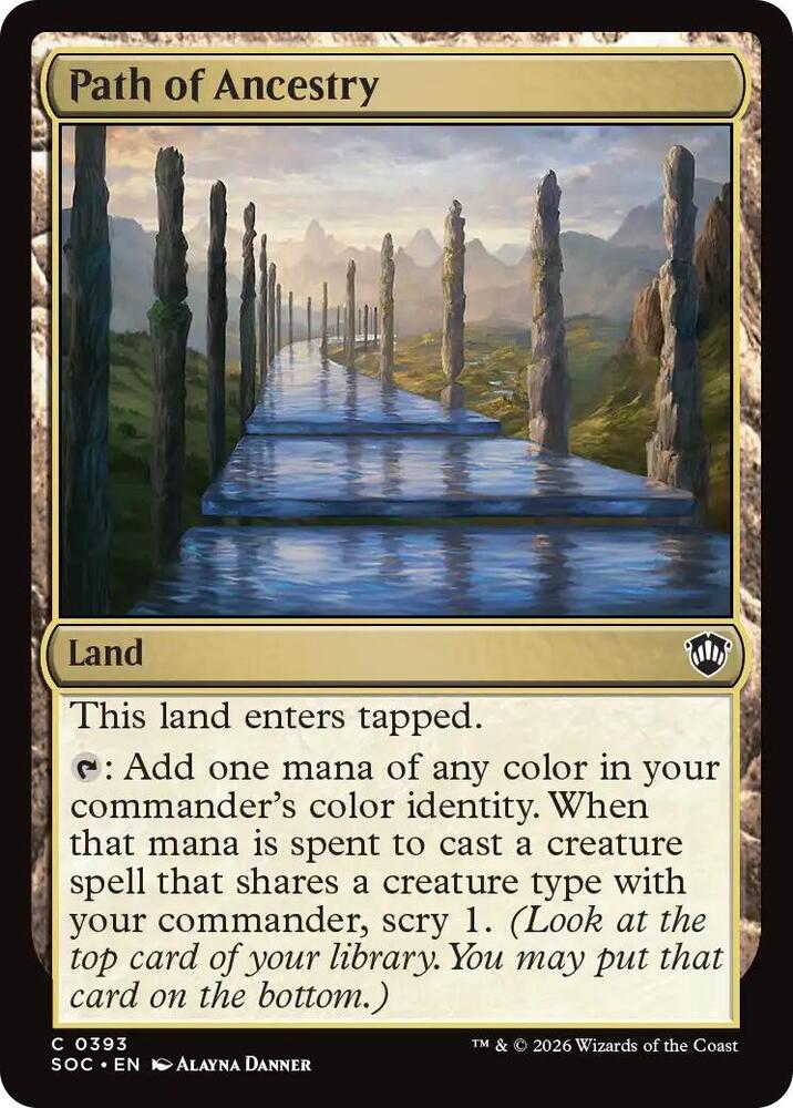 Path of Ancestry [Commander: Secrets of Strixhaven] 393