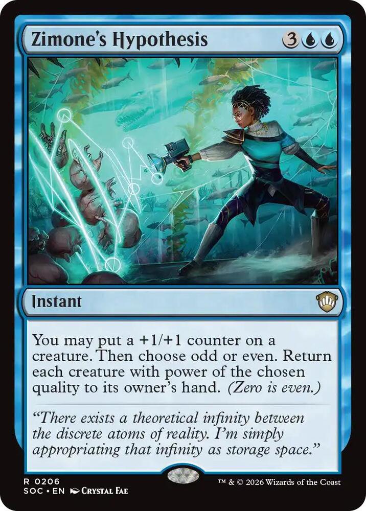 Zimone's Hypothesis [Commander: Secrets of Strixhaven] 206