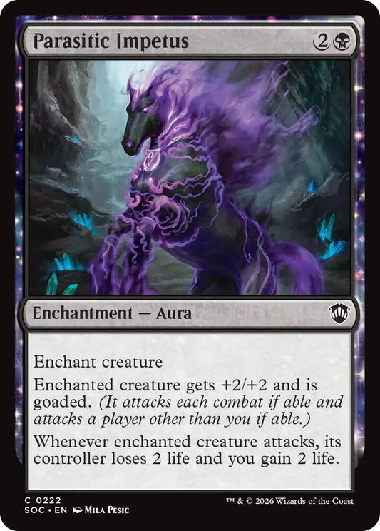 Parasitic Impetus [Commander: Secrets of Strixhaven] 222