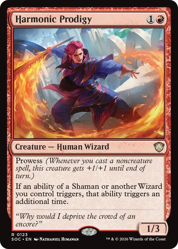 Harmonic Prodigy [Commander: Secrets of Strixhaven] 123