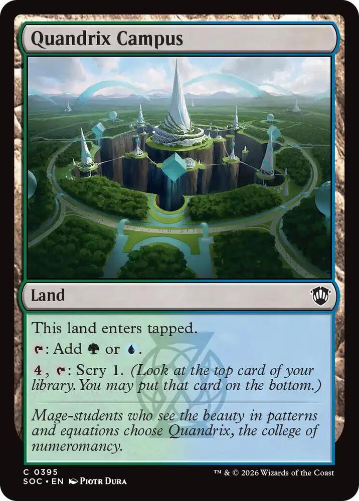 Quandrix Campus [Commander: Secrets of Strixhaven] 395