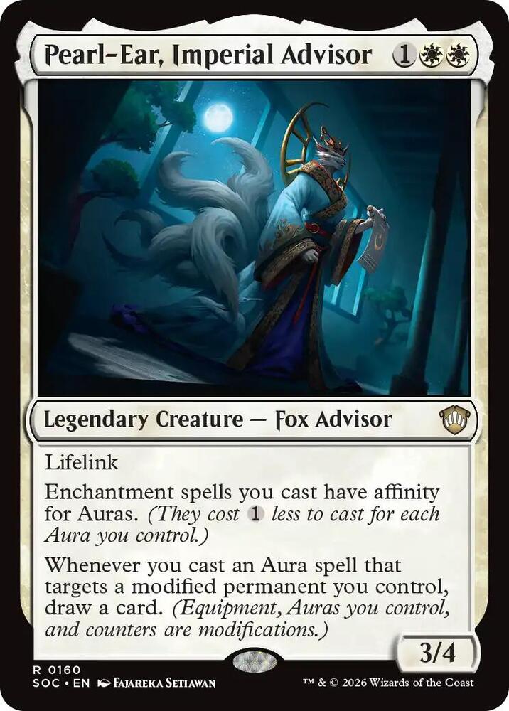 Pearl-Ear, Imperial Advisor [Commander: Secrets of Strixhaven] 160