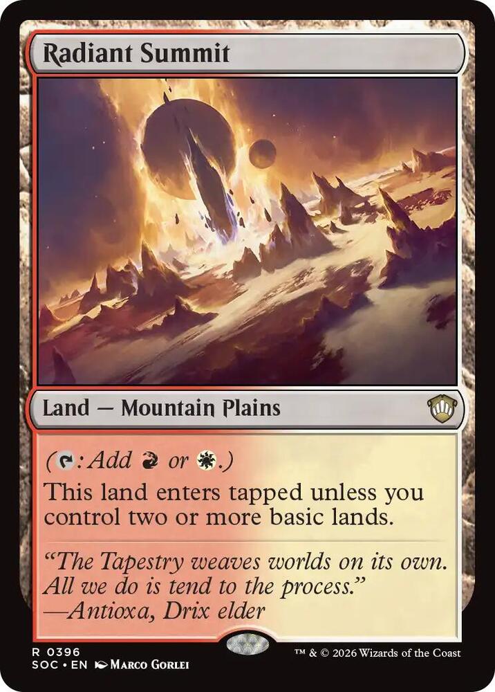 Radiant Summit [Commander: Secrets of Strixhaven] 396