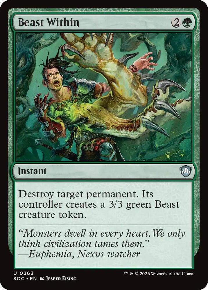 Beast Within [Commander: Secrets of Strixhaven] 263