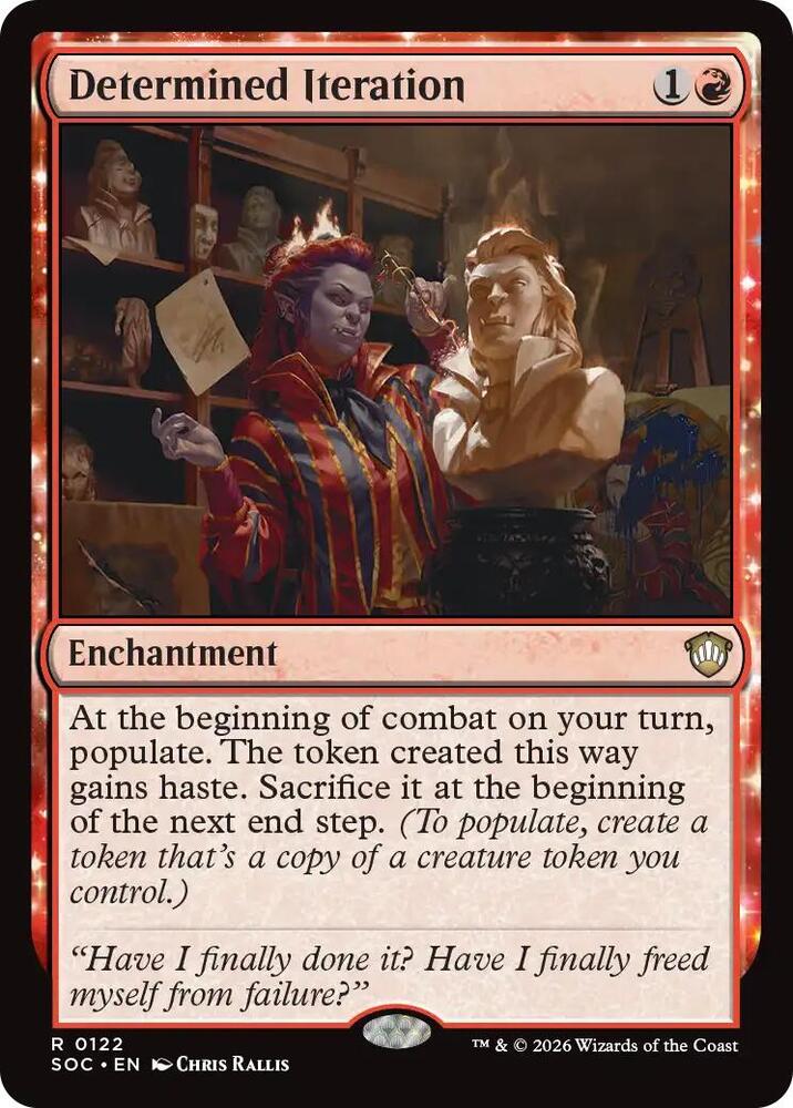 Determined Iteration [Commander: Secrets of Strixhaven] 122