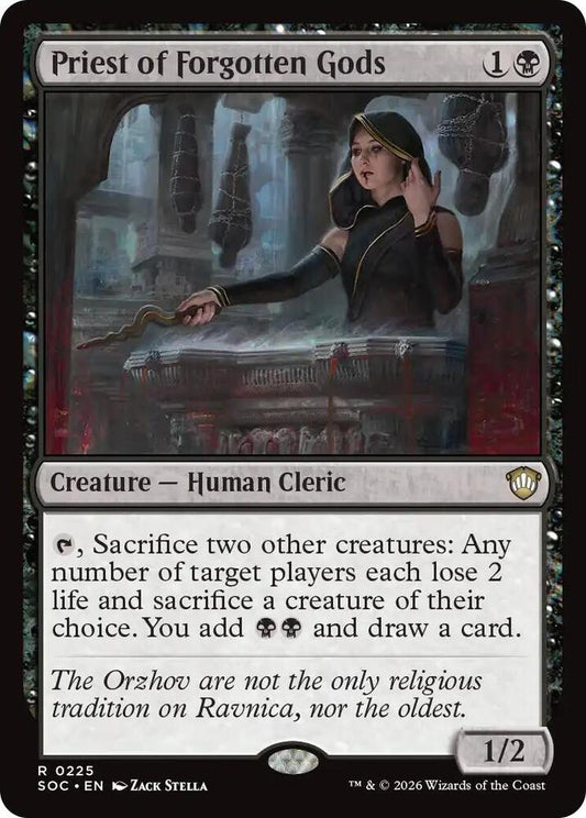 Priest of Forgotten Gods [Commander: Secrets of Strixhaven] 225