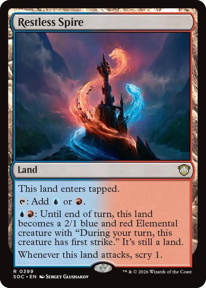 Restless Spire [Commander: Secrets of Strixhaven] 399