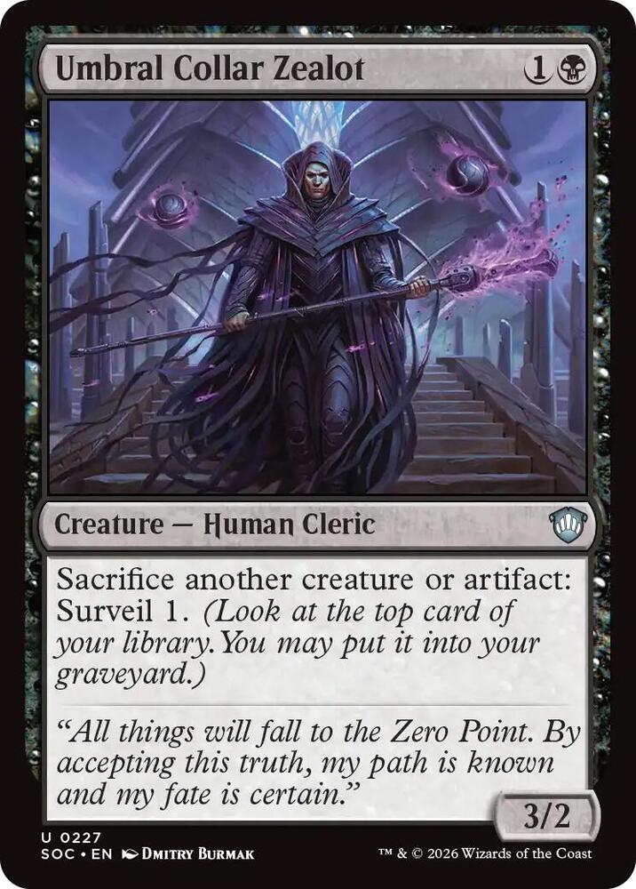 Umbral Collar Zealot [Commander: Secrets of Strixhaven] 227