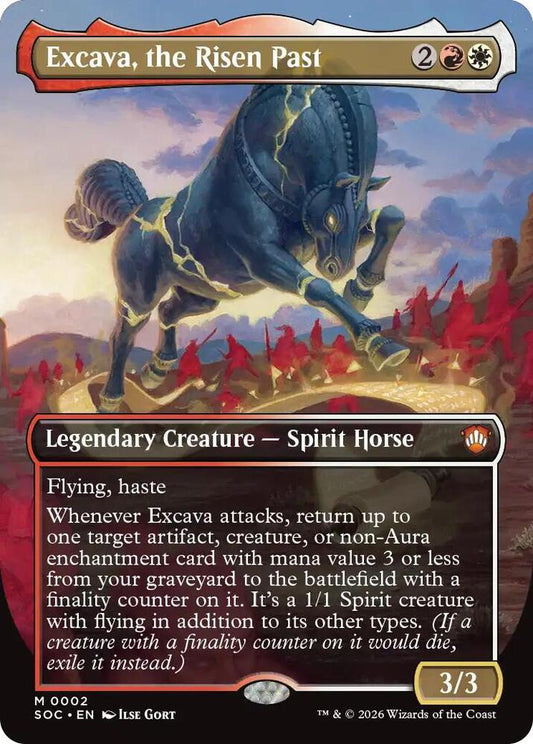 Excava, the Risen Past (Borderless) [Commander: Secrets of Strixhaven] 2