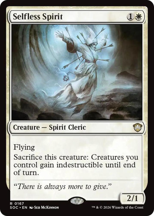 Selfless Spirit [Commander: Secrets of Strixhaven] 167
