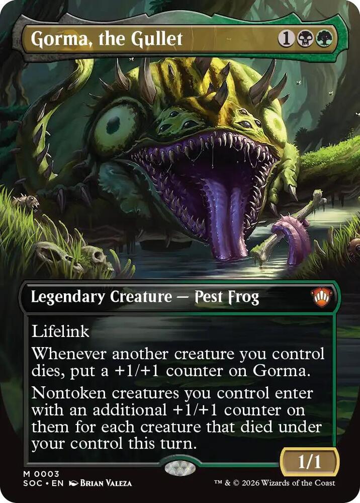 Gorma, the Gullet (Borderless) [Commander: Secrets of Strixhaven] 3