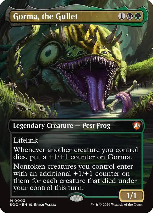 Gorma, the Gullet (Borderless) [Commander: Secrets of Strixhaven] 3