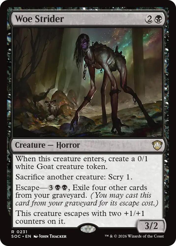 Woe Strider [Commander: Secrets of Strixhaven] 231