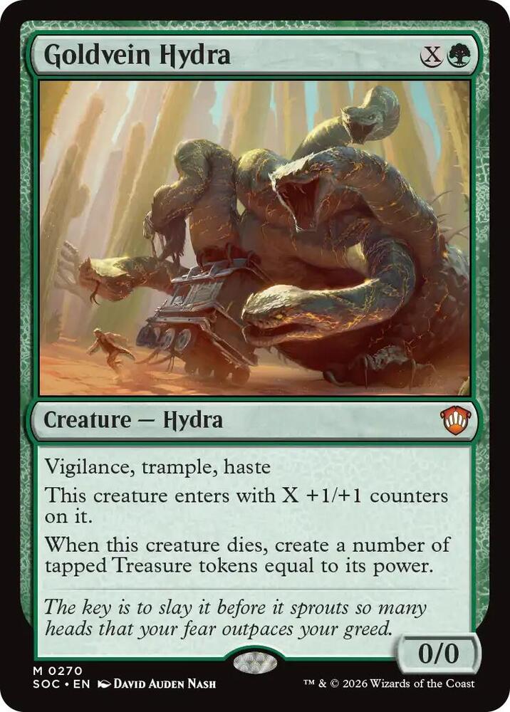 Goldvein Hydra [Commander: Secrets of Strixhaven] 270