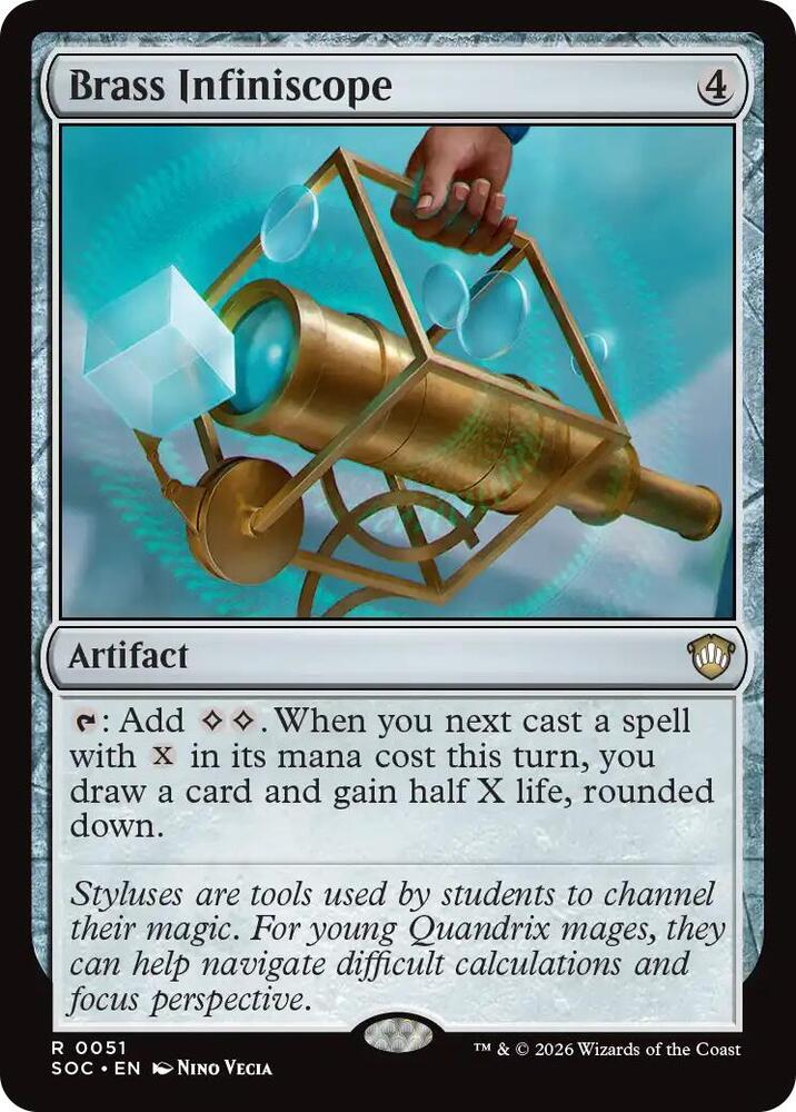 Brass Infiniscope [Commander: Secrets of Strixhaven] 51