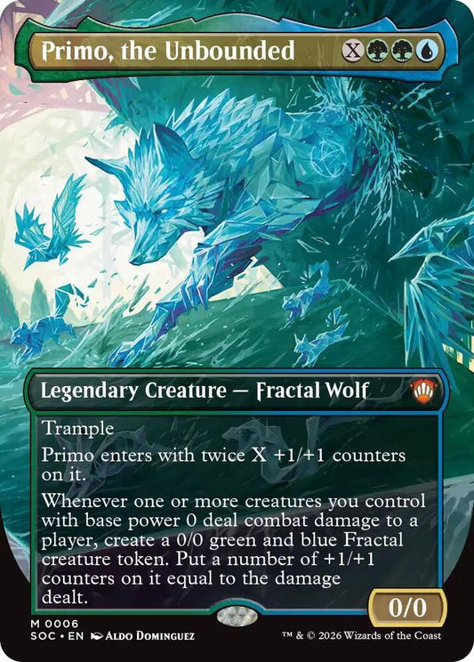 Primo, the Unbounded (Borderless) [Commander: Secrets of Strixhaven] 6